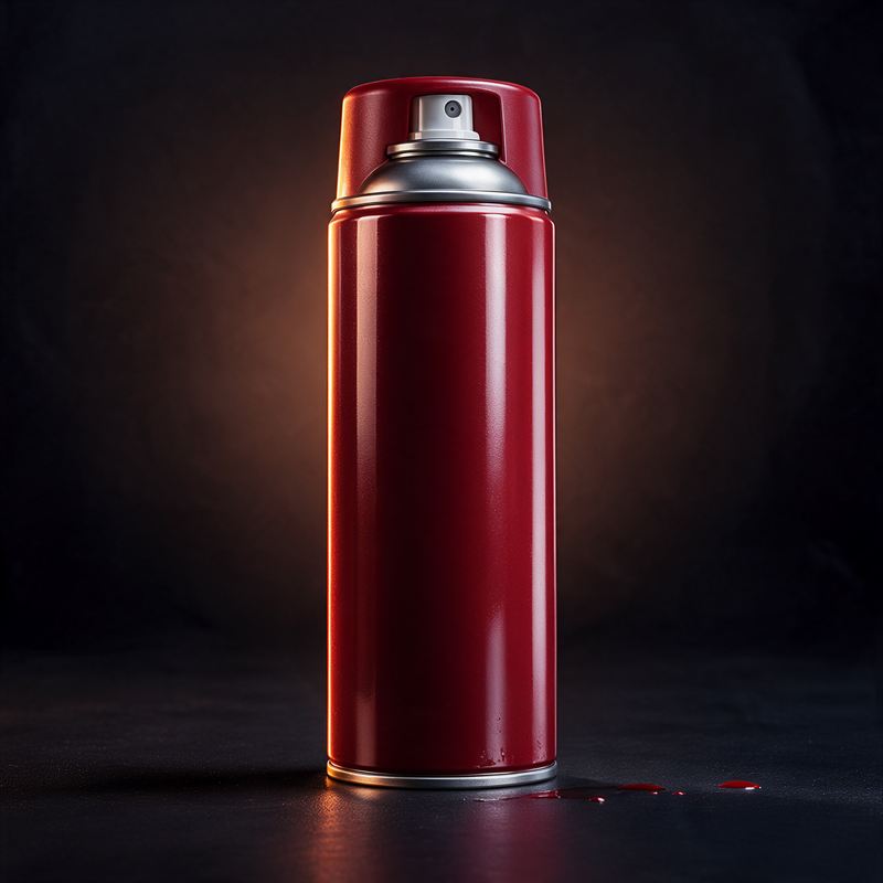 Visible red dye penetrant